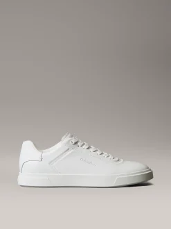 Calvin Klein Brooke – Sneakers aus Leder mit farblich abgestimmten Logo^Damen SneakerFrisch Eingetroffen
