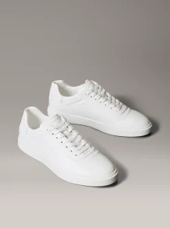 Calvin Klein Brooke – Sneakers aus Leder mit farblich abgestimmten Logo^Damen SneakerFrisch Eingetroffen