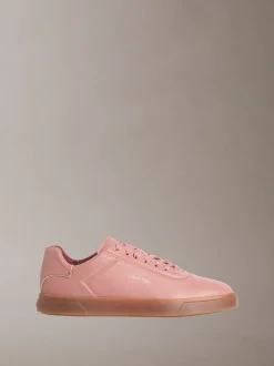 Calvin Klein Brooke – Sneakers aus Leder mit farblich abgestimmten Logo^Damen SneakerFrisch Eingetroffen