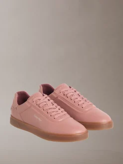 Calvin Klein Brooke – Sneakers aus Leder mit farblich abgestimmten Logo^Damen SneakerFrisch Eingetroffen