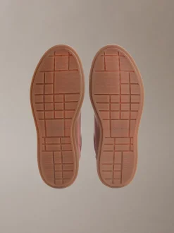 Calvin Klein Brooke – Sneakers aus Leder mit farblich abgestimmten Logo^Damen SneakerFrisch Eingetroffen