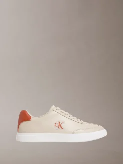 Calvin Klein Brooke – Sneakers aus Leder mit charakteristischem Logo^Herren SneakerFrisch Eingetroffen