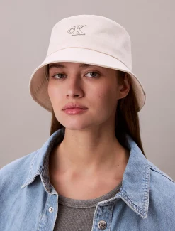 Calvin Klein Bucket Hat aus Canvas mit klassischem Logo^Damen Schals & Handschuhe