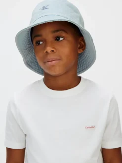 Calvin Klein Bucket Hat aus Denim für Kinder^Kinder Taschen & Accessoires|Taschen & Accessoires