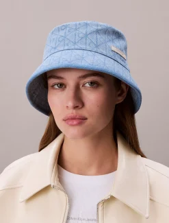 Calvin Klein Bucket Hat mit Emblem-Logo im Burnout-Design^Damen Hüte & MützenFrisch Eingetroffen