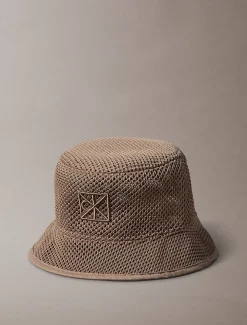 Calvin Klein Bucket Hat mit Mesh-Emblem-Logo^Damen Schals & Handschuhe