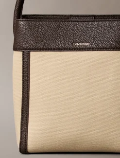 Calvin Klein Bucket-Bag aus Baumwoll-Canvas^Damen Umhängetaschen|SchultertaschenFrisch Eingetroffen