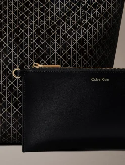 Calvin Klein Bucket-Bag mit durchgehendem Emblem-Logo^Damen SchultertaschenFrisch Eingetroffen|Taschen