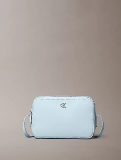 Calvin Klein Camera Bag mit Monogramm-Logo-Metallelement^Damen Umhängetaschen|SchultertaschenFrisch Eingetroffen