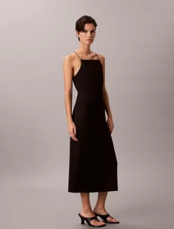 Calvin Klein Cami-Kleid aus Milano-Jersey^Damen Kleider & Röcke