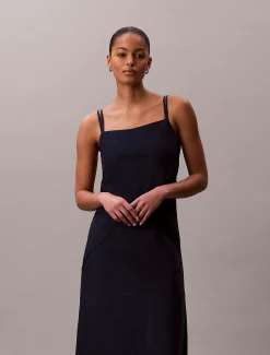 Calvin Klein Cami-Kleid aus weichem Denim^Damen Kleider & Röcke