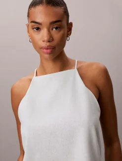 Calvin Klein Camisole aus Leinen-Mix^Damen T-shirts & Tops