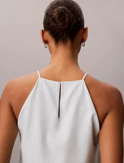 Calvin Klein Camisole aus Leinen-Mix^Damen T-shirts & Tops