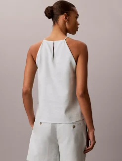 Calvin Klein Camisole aus Leinen-Mix^Damen T-shirts & Tops
