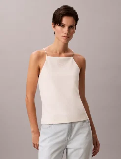 Calvin Klein Camisole aus Milano-Jersey^Damen T-shirts & Tops