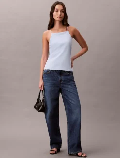Calvin Klein Camisole aus Milano-Jersey^Damen T-shirts & Tops