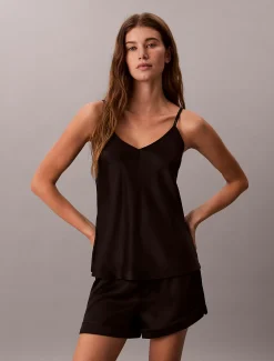Calvin Klein Camisole-Pyjama-Top aus Satin^Damen Dessous|Nachtwäsche & Loungewear
