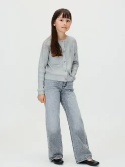 Calvin Klein Cardigan-Pullover mit silberfarbener Beschichtung^Kinder Hoodies & Pullover|Kleidung