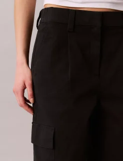 Calvin Klein Cargohose aus Stretch-Baumwolle^Damen Hosen & Shorts