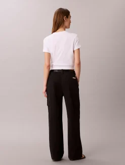 Calvin Klein Cargohose aus Stretch-Baumwolle^Damen Hosen & Shorts