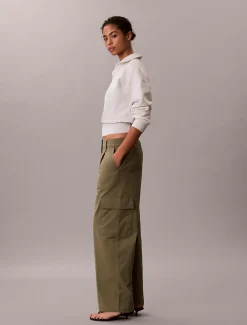 Calvin Klein Cargohose aus Stretch-Baumwolle^Damen Hosen & Shorts