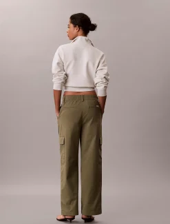 Calvin Klein Cargohose aus Stretch-Baumwolle^Damen Hosen & Shorts