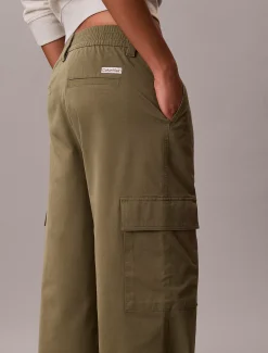 Calvin Klein Cargohose aus Stretch-Baumwolle^Damen Hosen & Shorts