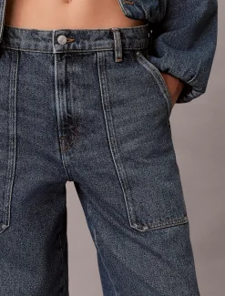 Calvin Klein Cargo-Jeans^Damen High Rise Skinny|Relaxed Boot