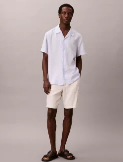 Calvin Klein Cargoshorts aus Leinen-Baumwolle^Herren Hosen & Shorts