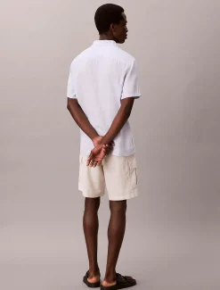 Calvin Klein Cargoshorts aus Leinen-Baumwolle^Herren Hosen & Shorts