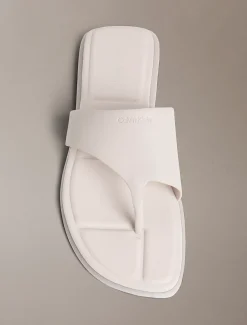 Calvin Klein Carla – Sandalen aus Leder mit eckiger Zehenpartie^Damen SandalenFrisch Eingetroffen