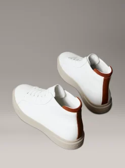 Calvin Klein Charakteristische High Top Sneakers aus Leder^Herren SneakerFrisch Eingetroffen