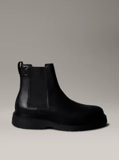 Calvin Klein Chelsea Boots aus getrommeltem Leder^Herren Boots