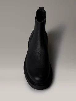 Calvin Klein Chelsea Boots aus getrommeltem Leder^Herren Boots