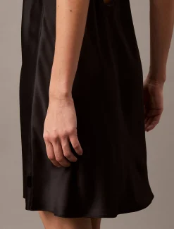 Calvin Klein Chemise mit Satin-Glanz^Damen Dessous|Nachtwäsche & Loungewear