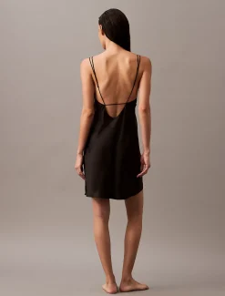 Calvin Klein Chemise mit Satin-Glanz^Damen Dessous|Nachtwäsche & Loungewear