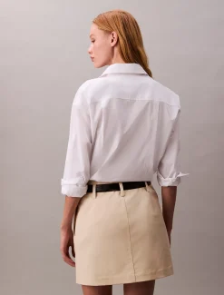 Calvin Klein Chino-Minirock aus Baumwoll-Twill^Damen Kleider & Röcke