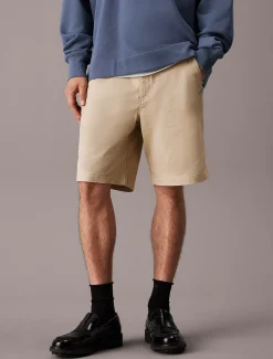 Calvin Klein Chino-Shorts aus weichem Twill^Herren Hosen & Shorts