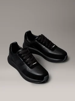 Calvin Klein Chunky Runner Sneakers aus Leder^Herren SneakerFrisch Eingetroffen