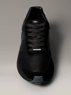 Calvin Klein Chunky Runner Sneakers aus Leder^Herren SneakerFrisch Eingetroffen