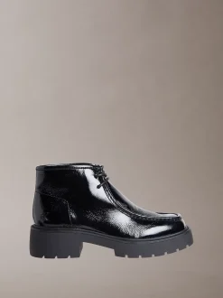 Calvin Klein Chunky Stiefel mit Absatz aus Leder^Damen Boots