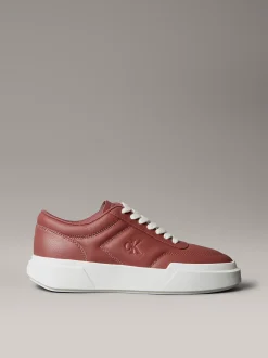 Calvin Klein CK Avenue – Leder-Sneakers mit Logo^Damen SneakerFrisch Eingetroffen