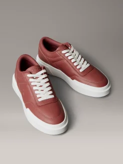 Calvin Klein CK Avenue – Leder-Sneakers mit Logo^Damen SneakerFrisch Eingetroffen