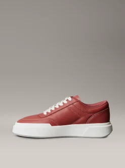 Calvin Klein CK Avenue – Leder-Sneakers mit Logo^Damen SneakerFrisch Eingetroffen