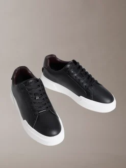 Calvin Klein CK Avenue – Leder-Sneakers mit Logo^Herren SneakerFrisch Eingetroffen