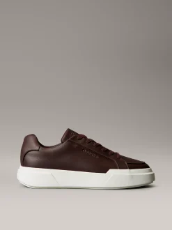 Calvin Klein CK Avenue – Leder-Sneakers mit Logo^Herren SneakerFrisch Eingetroffen