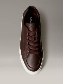 Calvin Klein CK Avenue – Leder-Sneakers mit Logo^Herren SneakerFrisch Eingetroffen