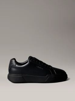 Calvin Klein CK Avenue – Turnschuhe aus weichem Leder mit Logoprägung^Herren SneakerFrisch Eingetroffen