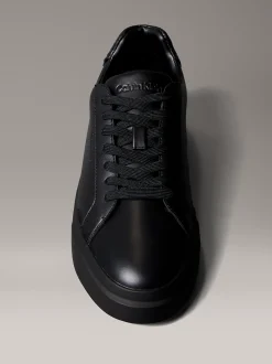 Calvin Klein CK Avenue – Turnschuhe aus weichem Leder mit Logoprägung^Herren SneakerFrisch Eingetroffen