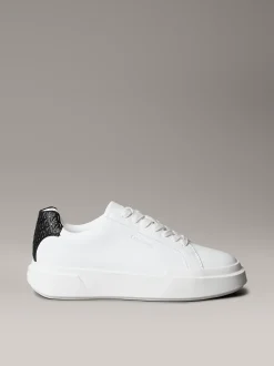 Calvin Klein CK Avenue – Turnschuhe aus weichem Leder mit Logoprägung^Damen SneakerFrisch Eingetroffen